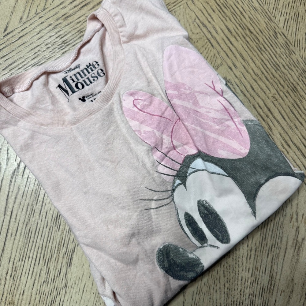 Disney Kids Size 10 Pink Minnie Mouse Graphic T Shirt